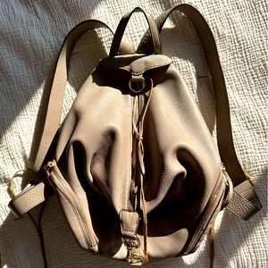 Orig $348 Rebecca Minkoff Beige Julian Backpack - perfect for back to school